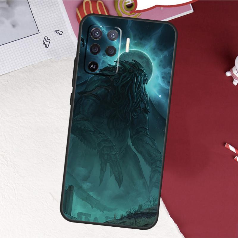 Чехол с Мифами Ктулху для Oppo A18 A98 A38 A58 A78 A60 A80 A40 A96 A76 A16 A94 A74 A54 A15 A17 A57 A77 A5 Pro
