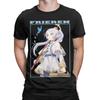 Мужская футболка Sousou No Frieren Японское аниме Винтажная футболка с коротким рукавом и круглым вырезом Чистый хлопок Графическая одежда