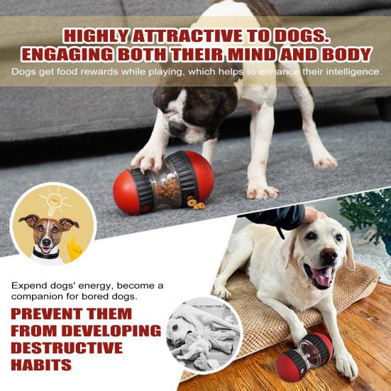 Интерактивная игрушка-головоломка с раздачей лакомств, катящийся мяч, головоломка для собак, игрушка-кормушка для собак малых, средних и больших пород, тренировка интеллекта