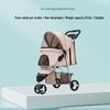 Three-Wheeled Lightweight Pet Stroller for Small and Medium Dogs and Cats, Foldable and Universal Design