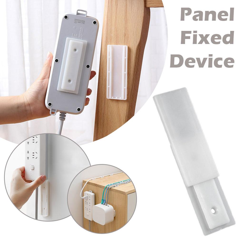 Домашний самоклеящийся фиксатор розетки, органайзер для проводов, полоска, держатель вилки, мощная наклейка L8O7