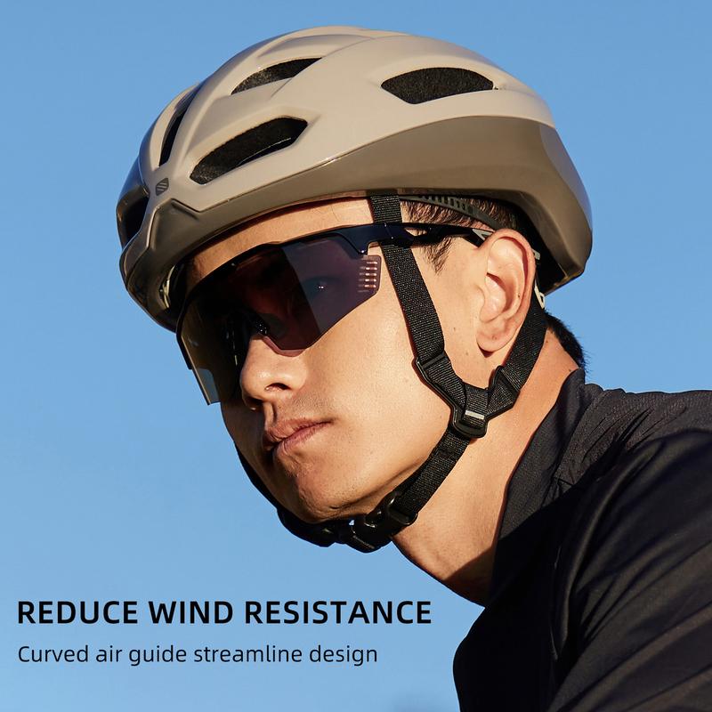CAPONI Men Sunglasses Original Anti-fog Windproof Photochromic Outdoor Sport Cycling Goggles Anti Glare UV400 Glasses BS34727