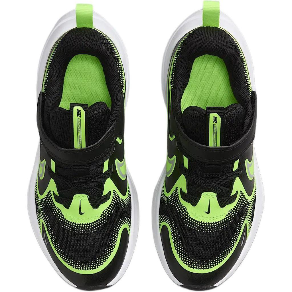Nike Cosmic Runner Breathable Low top Kids Lifestyle Shoes Black Green Kids' HM4400-005