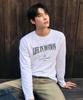 U LIFE ZIP Layered Long Sleeve T-Shirt with Motion Graphic, 2 цвета [Ulzr_2004]