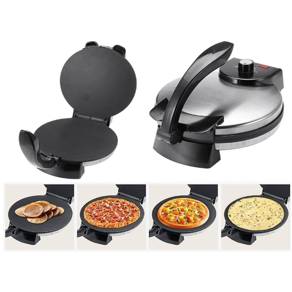Non Stick Electric Crepe Maker Easy Cleaning Heating Quickly Tortilla Quesadilla Machine Heating Evenly Knob Temperature Control