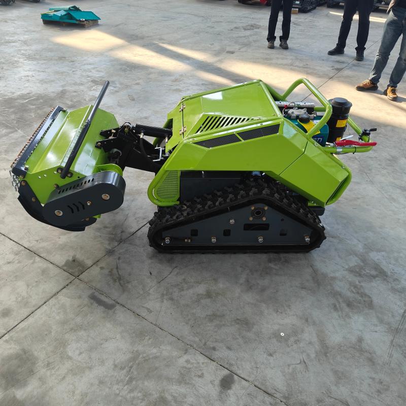 Remote Control Diesel Grass Mower & Agricultural Trencher Backfiller for Thailand - Multifunctional Crawler Machine