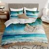 Ocean Palm Tree Coconut Tree Print Duvet Cover Summer Beach Hawaiian Tropical Style Quilt Cover Soft Comfortable Bedding Cover
