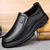 Мужские кожаные туфли в стиле business casual, толстая подошва, круглый носок, новые дизайнерские лоферы, мужские, весна-лето, черные туфли с перфорацией, мужчина