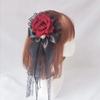 Hair Decor Bowknot Hair Clip Gothic Headwear Cute Cosplay Headdress  Cosplay
