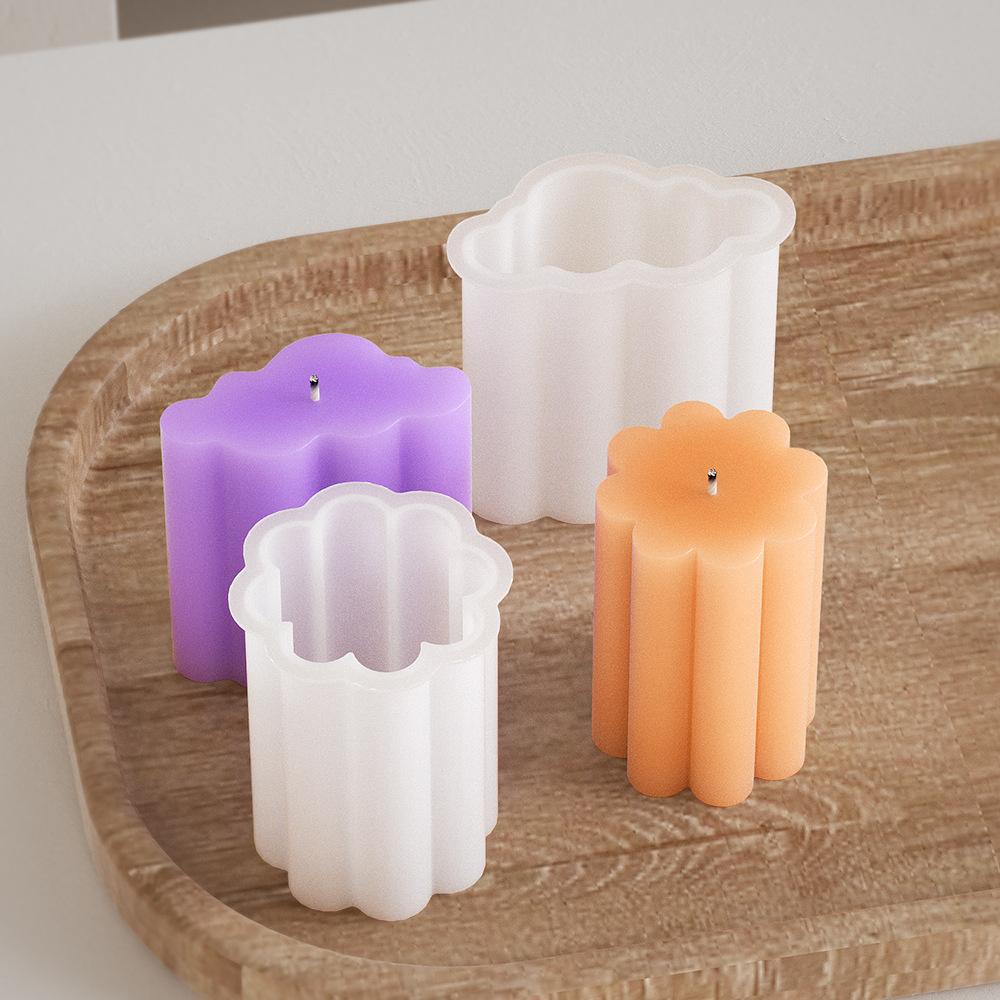 3D Морская звезда Луна Пирамида Облако Форма цветка Ароматическая свеча Силиконовая форма DIY Гипс Смола Мыло Воск Изготовление форм Домашнее украшение