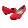 Womens/Ladies Kieran Suede Platform Low Wedge Court Shoes