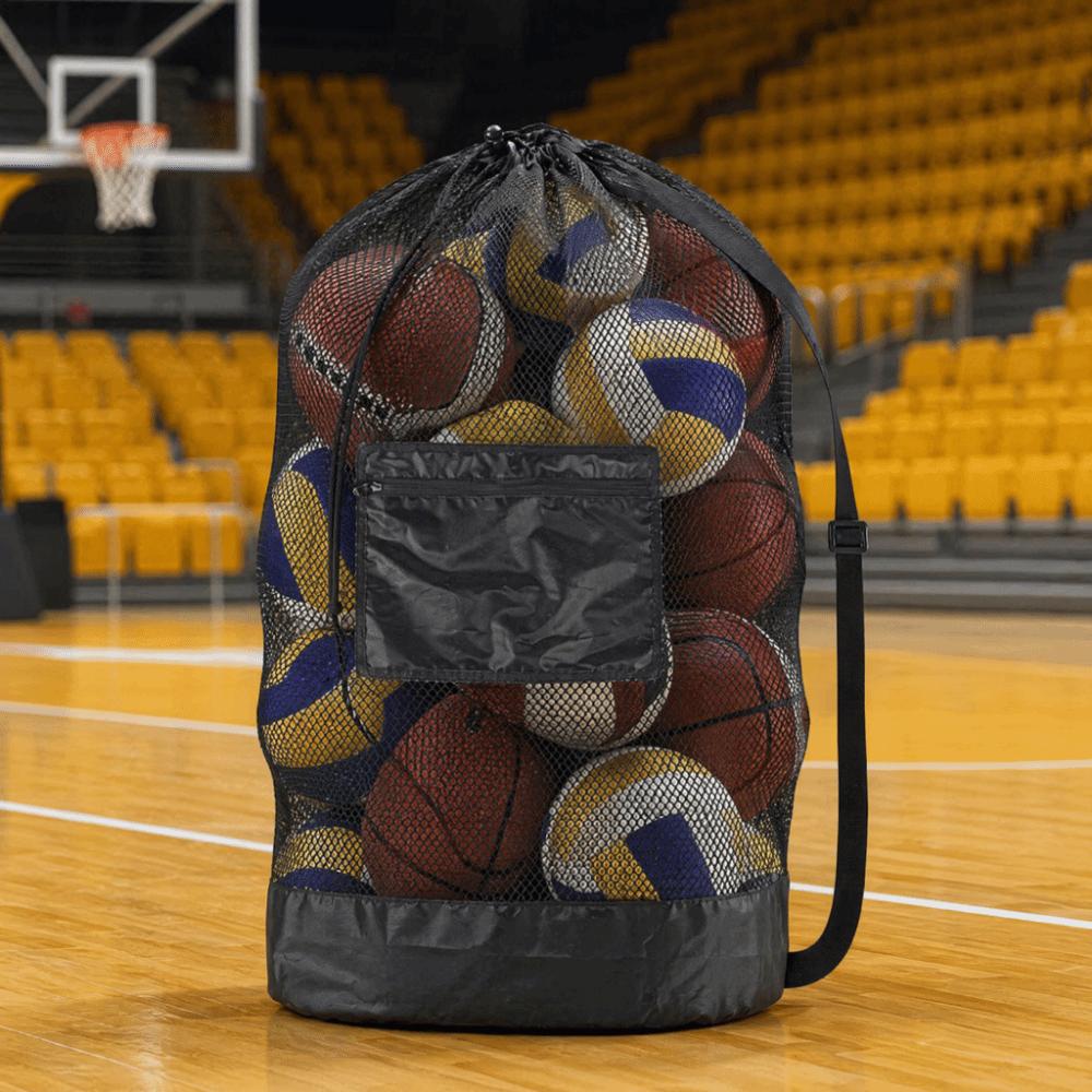 Large Capacity Sports Ball Bag Mesh Mesh Sports Equipment Bag Basketball