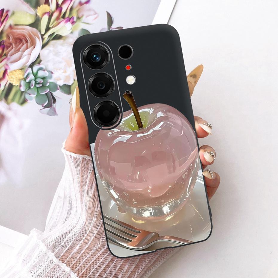 Модный Чехол для Телефона с Буквой Для Tecno Camon 50 4G Задняя Крышка Для Tecno Camon50 4G CN5 Мягкие Черные Силиконовые Чехлы