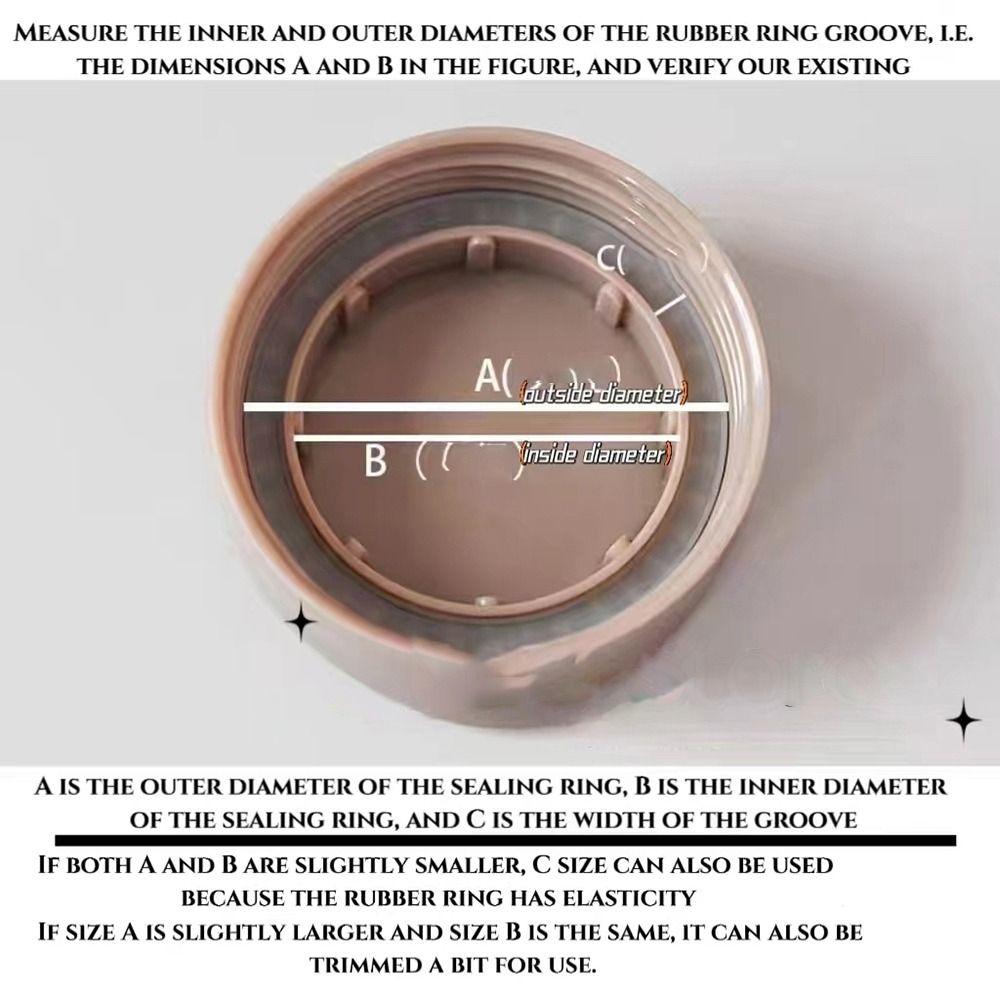 1Pcs Waterproof Silicone Sealing Ring Water Cup Accessory Leak-proof Gasket Durable Rubber Ring