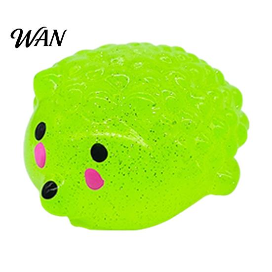Animal Pinch Toy Mini Glitter Squeeze Toy, Whale Hedgehog Dolphin Crab Rabbit TPR Stress Ball Anxiety Relief Stretchy Ball, Party Favors Portable