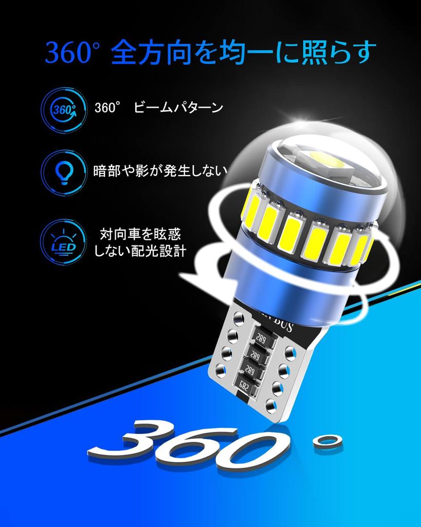 T10 LED Amber Yellow Explosive Light T10 LED Appointment Run