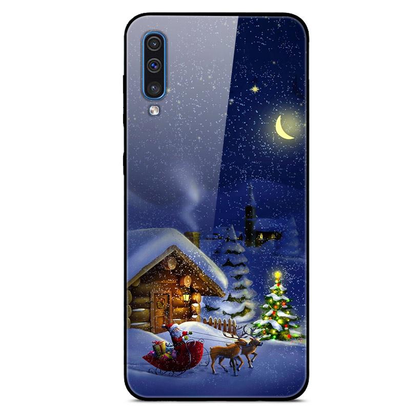 6,4" Чехол для Samsung Galaxy A30s A51 A50 Чехол со стеклянной задней крышкой для Samsung A30s A50 A70 A51 Чехол-бампер A 30s A 51