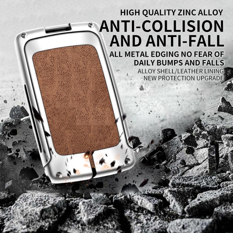 Металлический чехол для автомобильного ключа сумка для Renault Koleos Captur Megane Clio Scenic Talisman Kangoo Laguna Twingo Arkana для Dacia Sandero Card