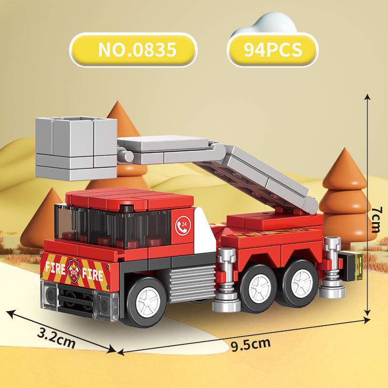 Образовательная модель гоночного автомобиля, совместимая с LEGO, игрушка из мини-строительных блоков