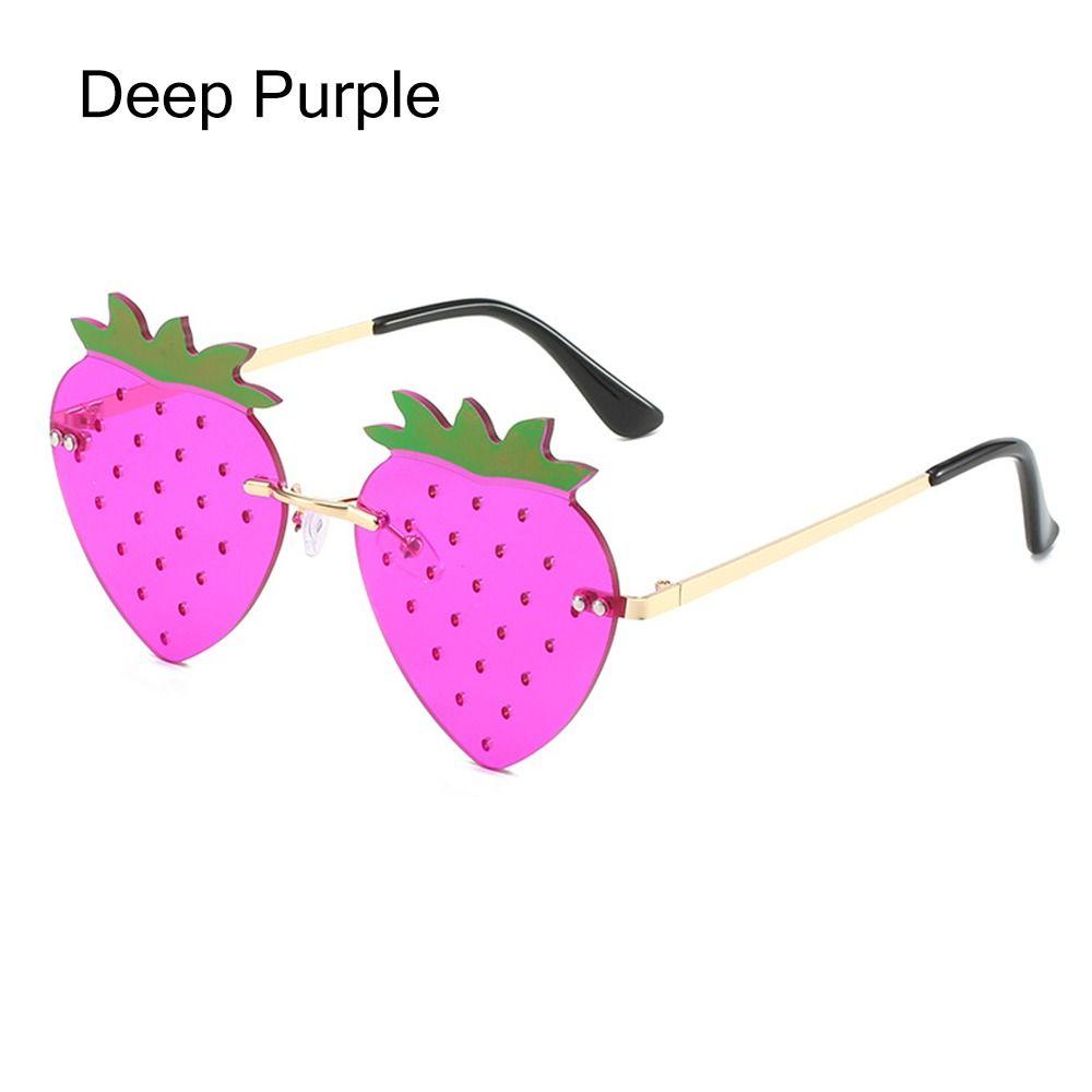 Street Snap Festival Rave Eyewear Christmas Decorations Strawberry Sunglasses Sun Glasses