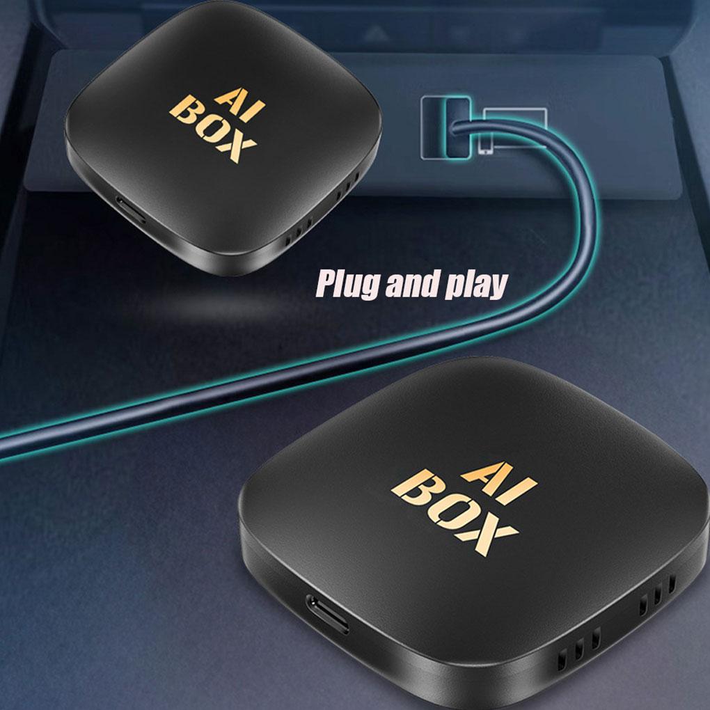 Беспроводной автомобильный PlayAndroid Auto AI Box Lite адаптер Car Play AI Box Проводной AI Box Android Удобный