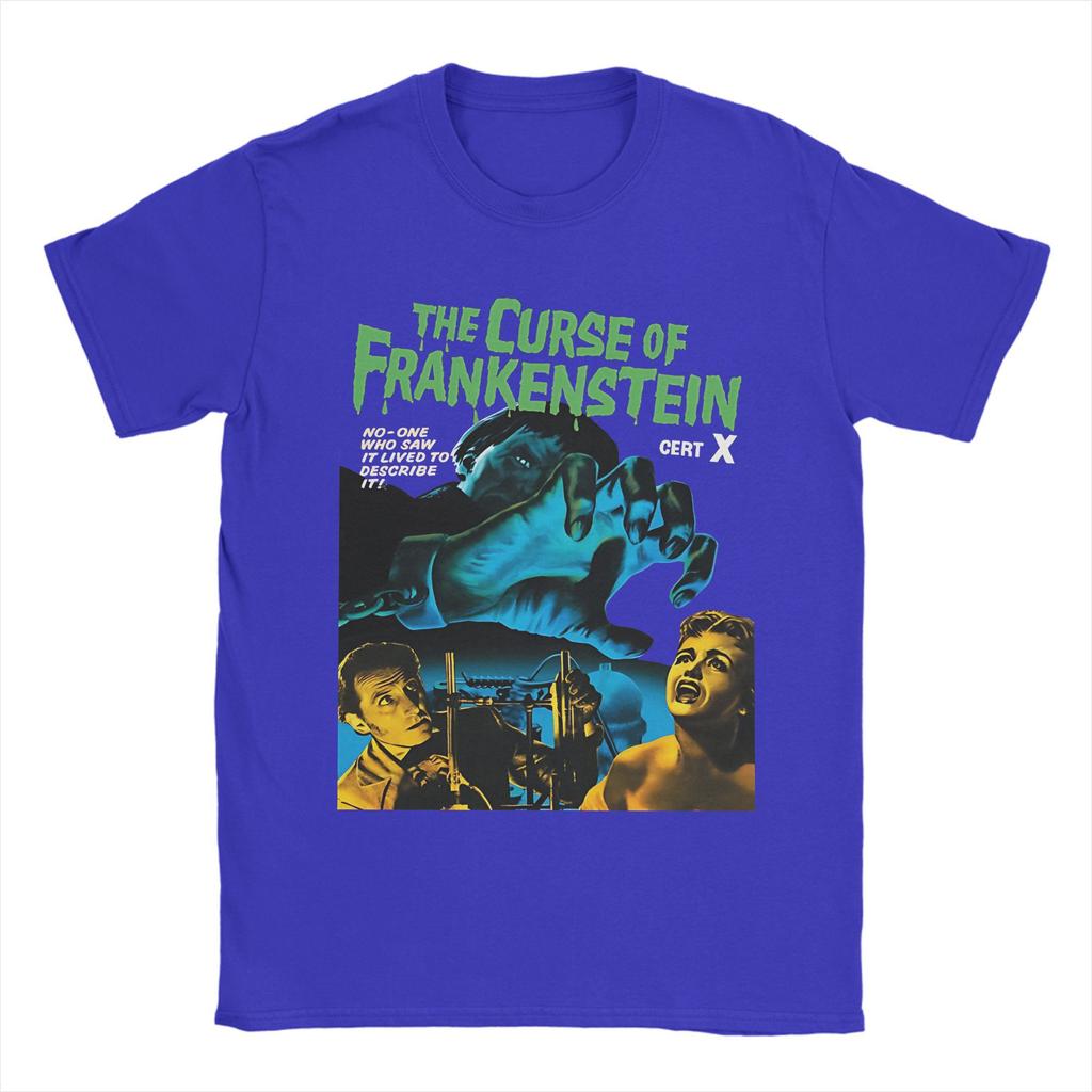 Men Women's The Curse of Frankenstein T Shirt  Pure Cotton Clothes Funny Short Sleeve Round Collar Tee Shirt 4XL 5XL 6XL T-Shirt