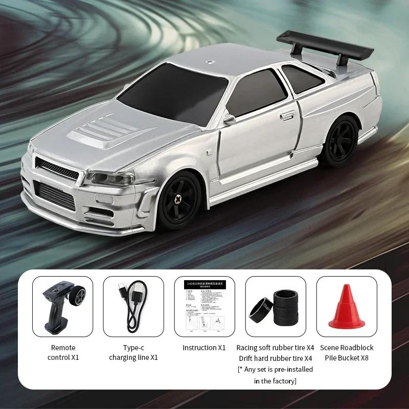 1/43 Full Scale 4-drive BMW Porsche GT3 Model Racing Drift Remote Control Rc Sports Car Boy Best Birthday Present