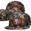 Бейсболка 49ers Sf Европейский и Американский Стиль Американский Футбол Тренд Уличная Та же Модель Шляпа Плоский Козырек Вышитая Шляпа