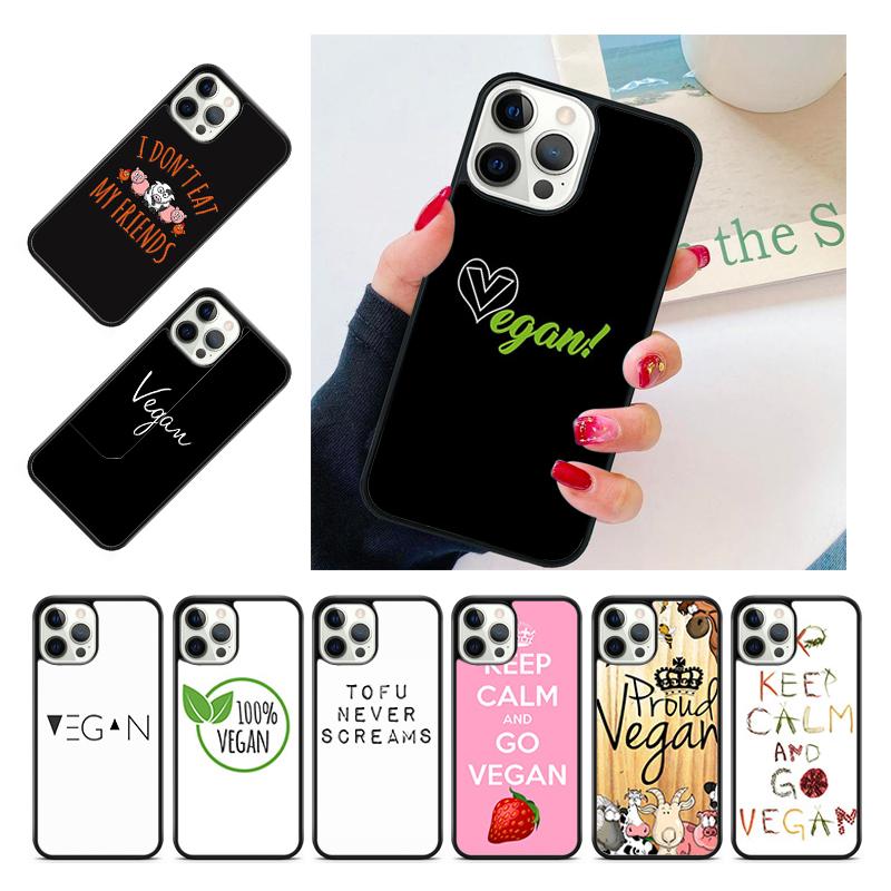 Гордая Веганская жизнь цитата фраза Чехол Для iPhone 17 Air 15 16 14 13 12 Pro Max 11 Pro Max Plus Чехол для телефона Coque