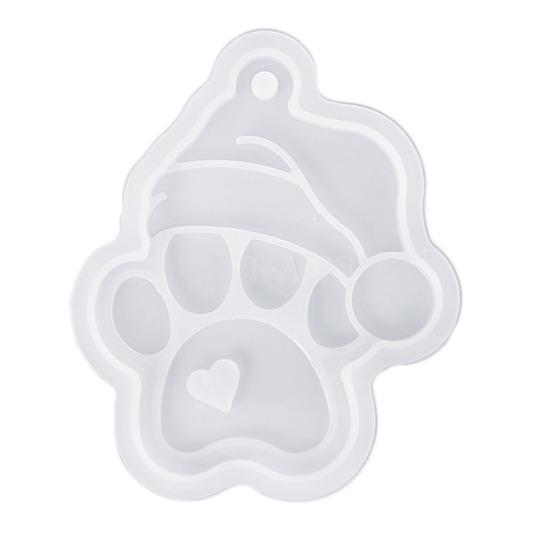 Рождественские силиконовые формы для смолы для изготовления украшений в виде оленя, Санты, снеговика, сделай сам