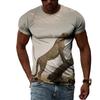 Summer Various Animal Pattern Men's T-shirt 3D Fashion Cool Style Printed T-shirt Hip Hop O-neck Casual Trendly Short Sleeve Tee