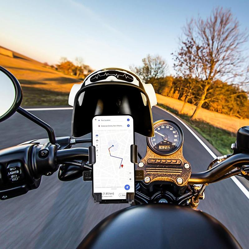 1 шт. Маленький шлем Райдер Мотоцикл Держатель для мобильного телефона Электрический велосипед Водонепроницаемый Солнцезащитный козырек Навигация