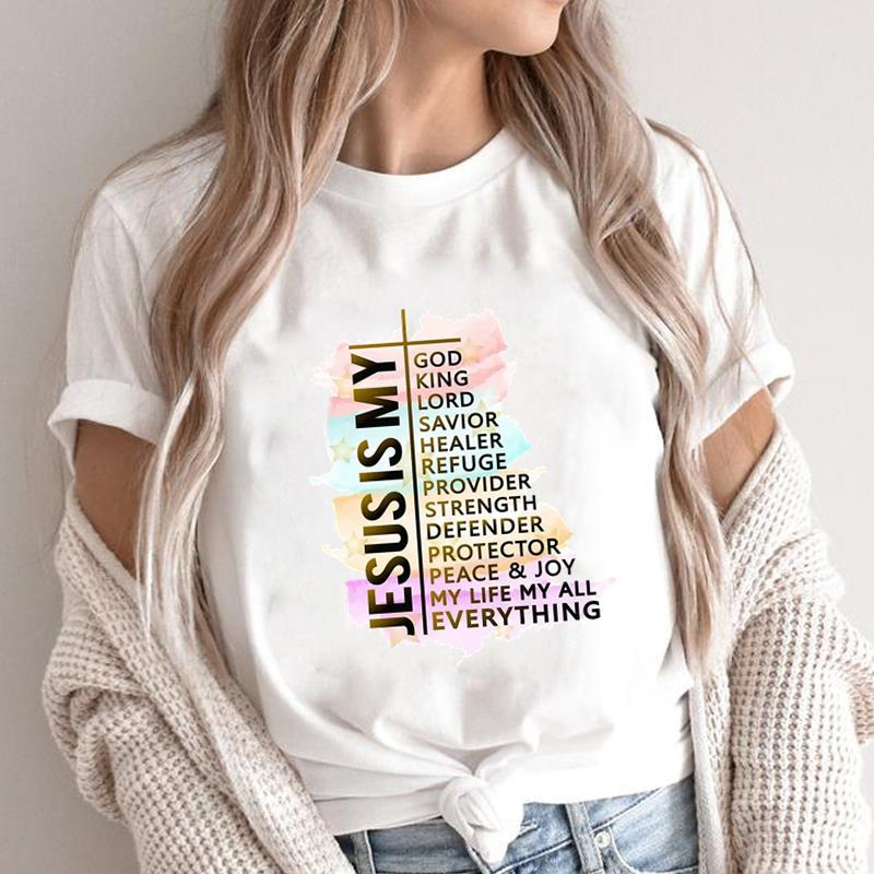 (Азиатский размер) Футболка с принтом Butterfly Flower Faith Trend, милая, повседневная, с коротким рукавом, женская, повседневная, модная