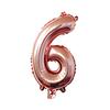 Цифровые шары Фольгированные шары Розовое золото Цифровые Globos Свадьба С Днем Рождения Украшение для вечеринки Принадлежности для детского душа