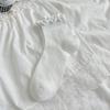 Весенне-летние хлопковые носки с оборками до щиколотки Лолита Девочки Милые Каваии Чулки Дышащие Тонкие Свободные Носки средней длины Японские Носки