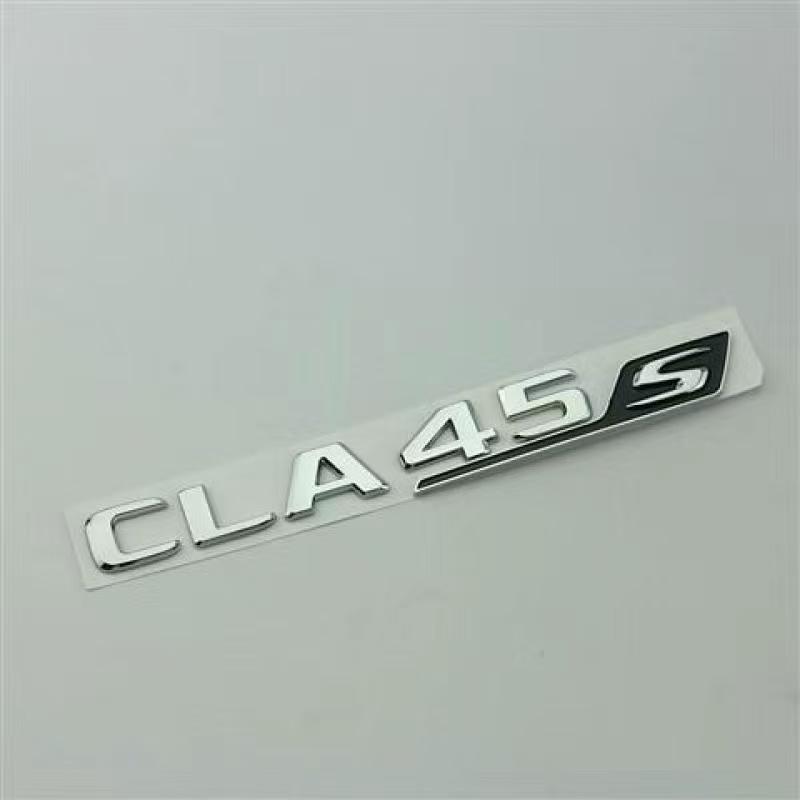FFYE5 For Mercedes Benz CLA 45 S AMG C117 C118 CLA45S TURBO Car Trunk Badge Emblem Logo Sticker Letters Auto Accessories