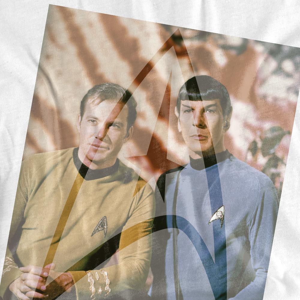 STAR TREK Мужская классическая футболка-дуэт