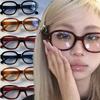 Винтажная Мода Компьютерная Оправа для Очков Женщины Мужчины Анти Синий Свет Красный Корейская Квадратная Оправа для Очков Оптические Очки