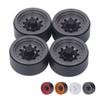 4PCS RC Beadlock Wheel Rim Set 1,9 дюймов Алюминиевый сплав 1/10 RC Автомобильная ступица колеса для осевого SCX10 I II II