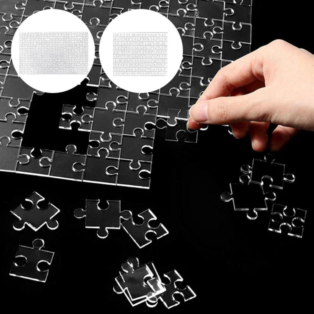 49/121/200/300 шт. Невозможный вызов, прозрачная пустая головоломка, забавная уникальная игра-декомпрессия