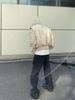 Retro Streetwear Cleanfit Zuo Shan Diao Unisex Cotton Jacket for Autumn/Winter