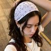 Soft Elastic Studded Headband Wide Makeup Hairband Stylish Punk Rivet Hair Bands  Hair Accessories
