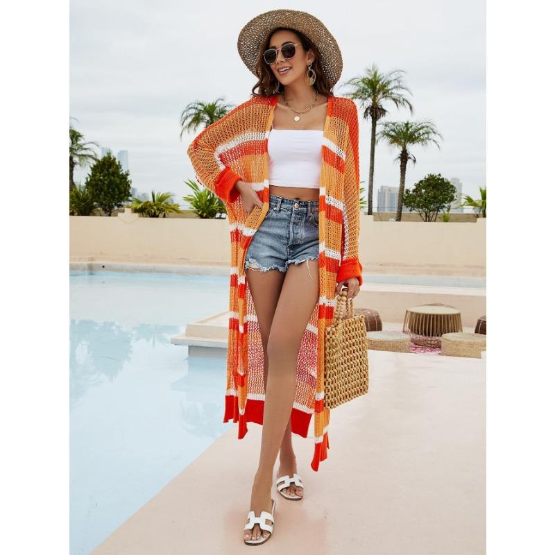 Plus Size Women's Summer Fashion New Loose Cardigan Smock