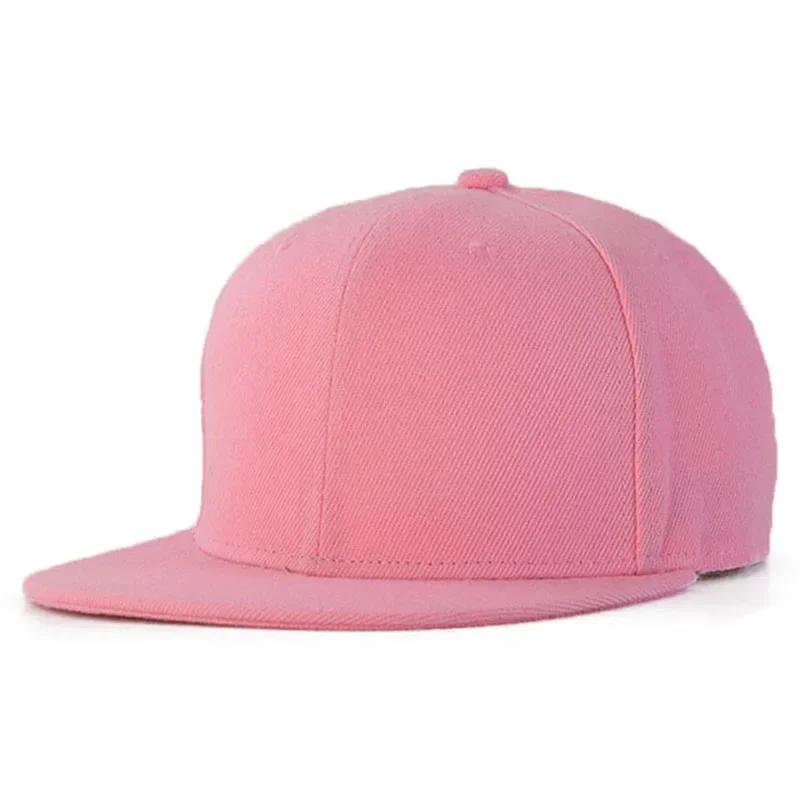 Новая однотонная регулируемая кепка-snapback Высокое качество для взрослых Хип-хоп Уличный городской стиль Бейсболка Мужская Женская Для активного отдыха на природе Бейсболка