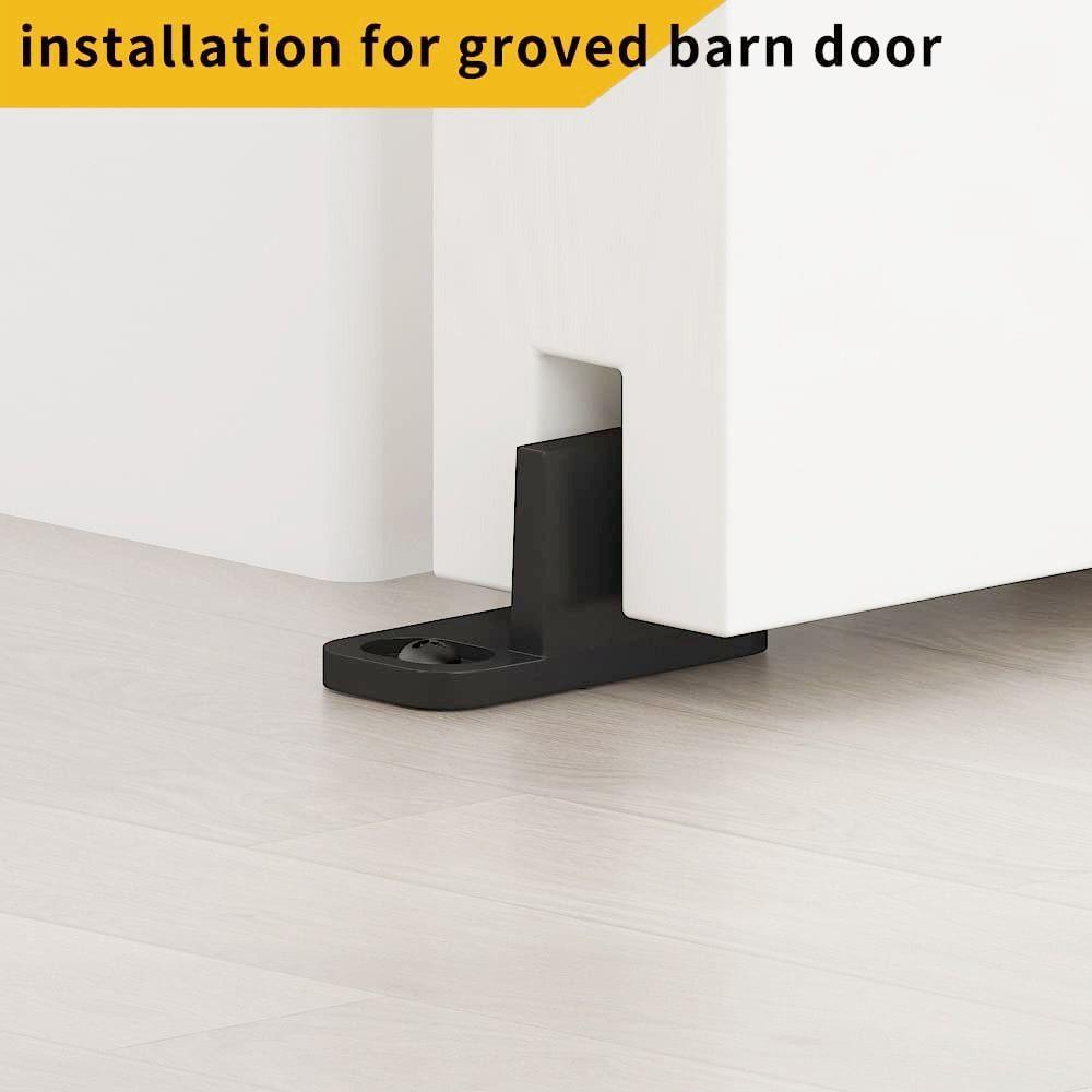 Swing Stopper Door Floor Guide Stay Roller Sliding Door Guide Door Slides Rails  for Barn Door