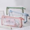 Organizer School Office Supply Zipper Pen Pouch Transparent Pencil Bag Storage Bag Pencil Case