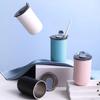 300ML Stainless Steel Coffee Cup Mug with Lid Simple Insulated Coffee Mug Thermal Bottle Heat-resistant Thermos Mug Drinkware