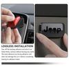 EPY1 Car Logo Seat Belt Magnetic Stabilizer Decorative Accessories For Jeep Cherokee Patriot Liberty Wrangler JK JL Commander