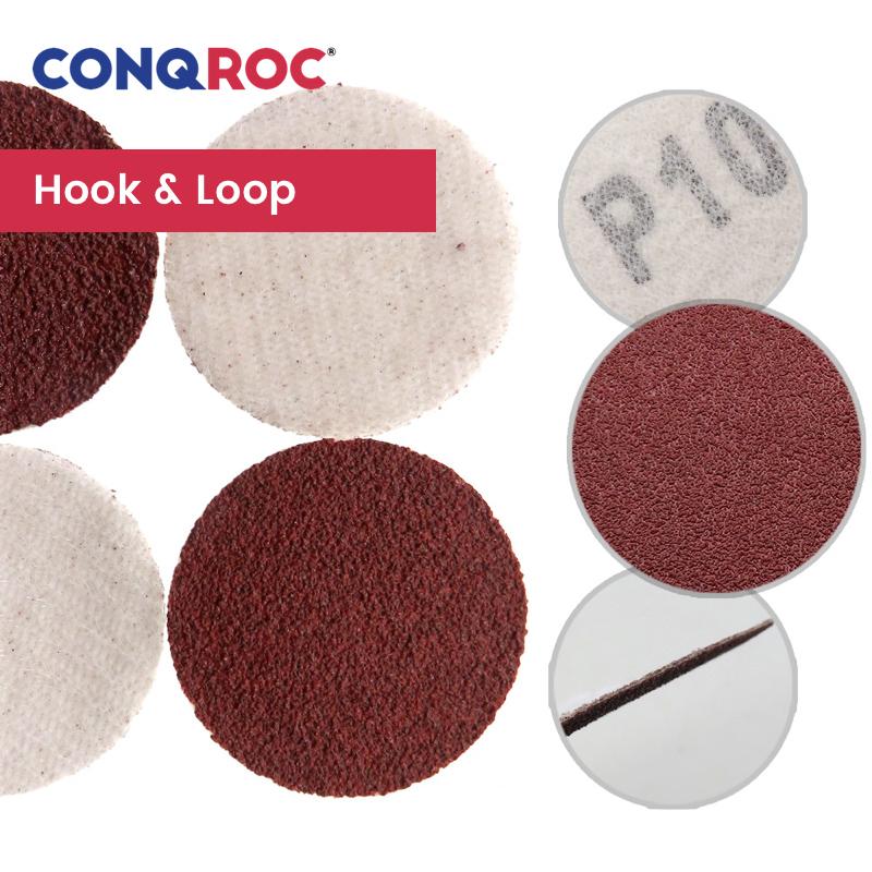 25mm(1-Inch) Sanding Discs Aluminum Oxide Hook and Loop Sanding Papers 200-Piece Grit P60~2000