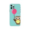Lovely Animal Owl Phone Case for Iphone 5 5s Se 6 6s 7 8 Plus X 10 XR XS 11 12 13 Mini Pro MAX Black Tpu Back Cover